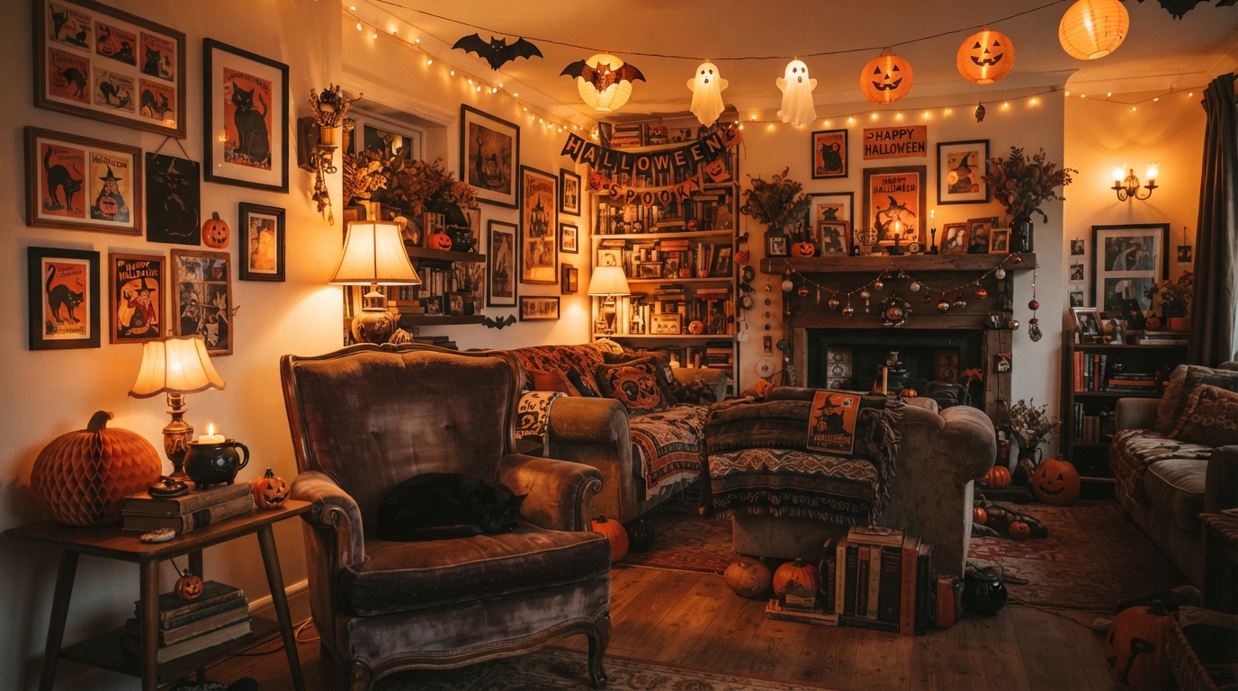 Vintage Halloween Decor