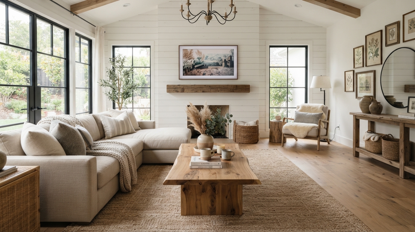 Modern Farmhouse Living Room Ideas