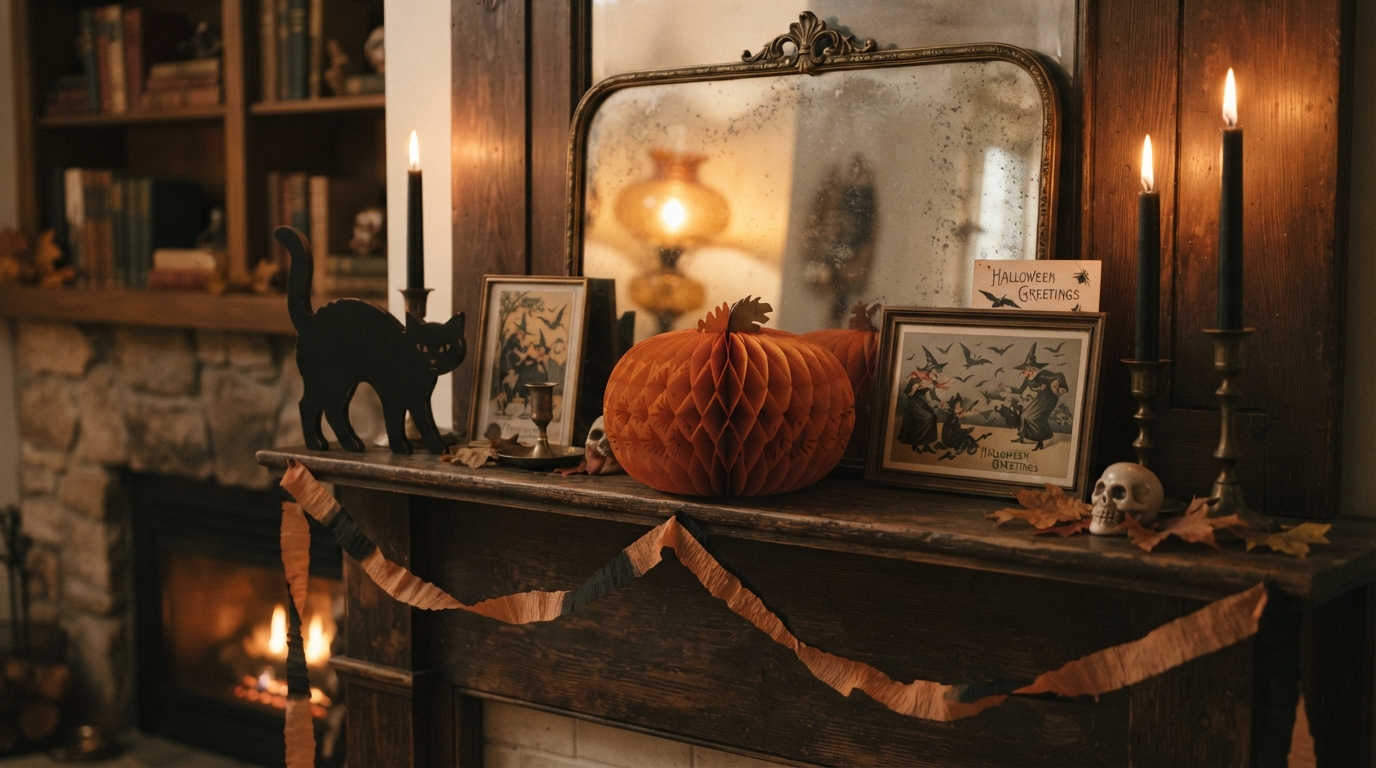 Vintage Halloween Decor