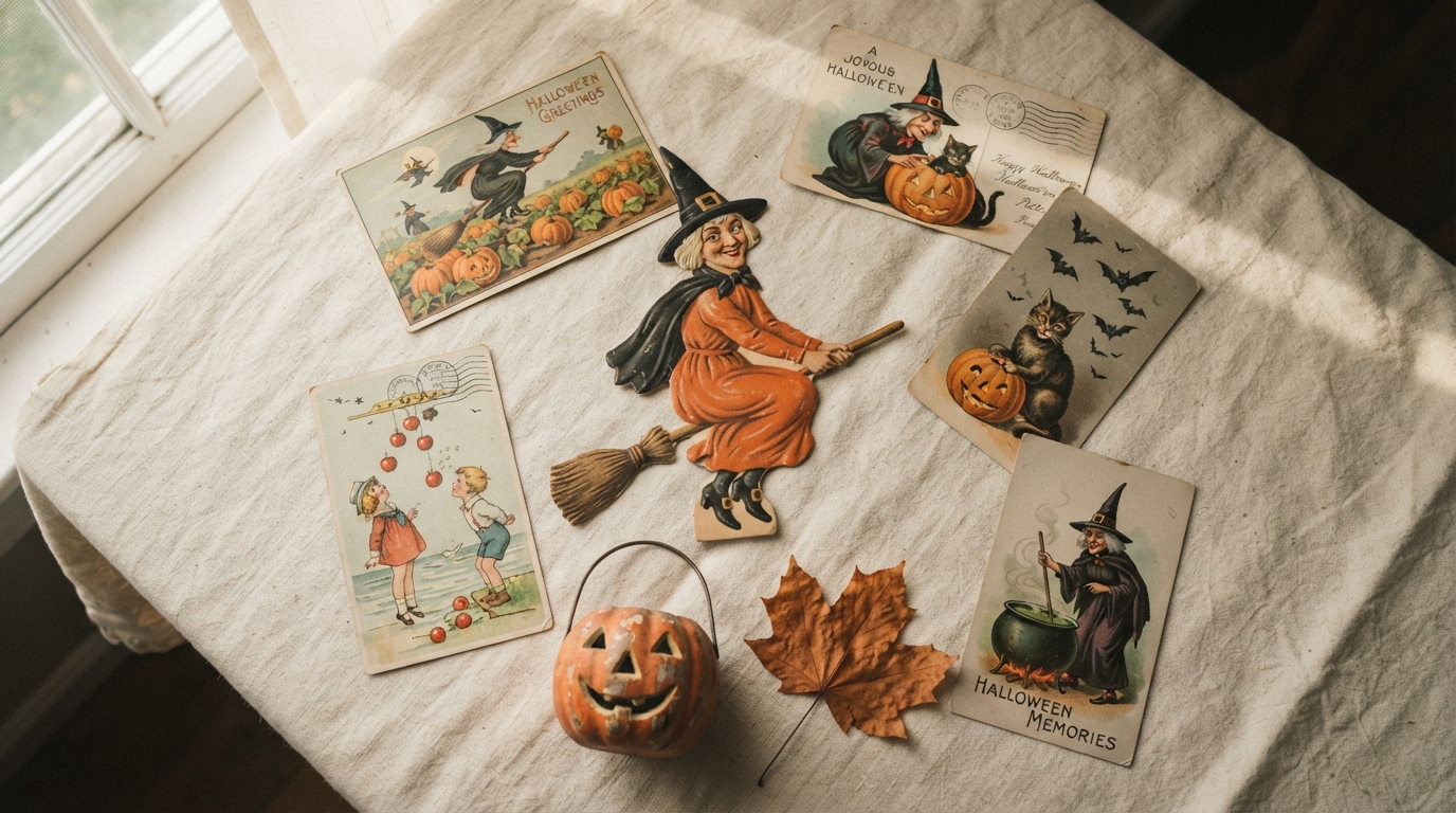 Vintage Halloween Decor